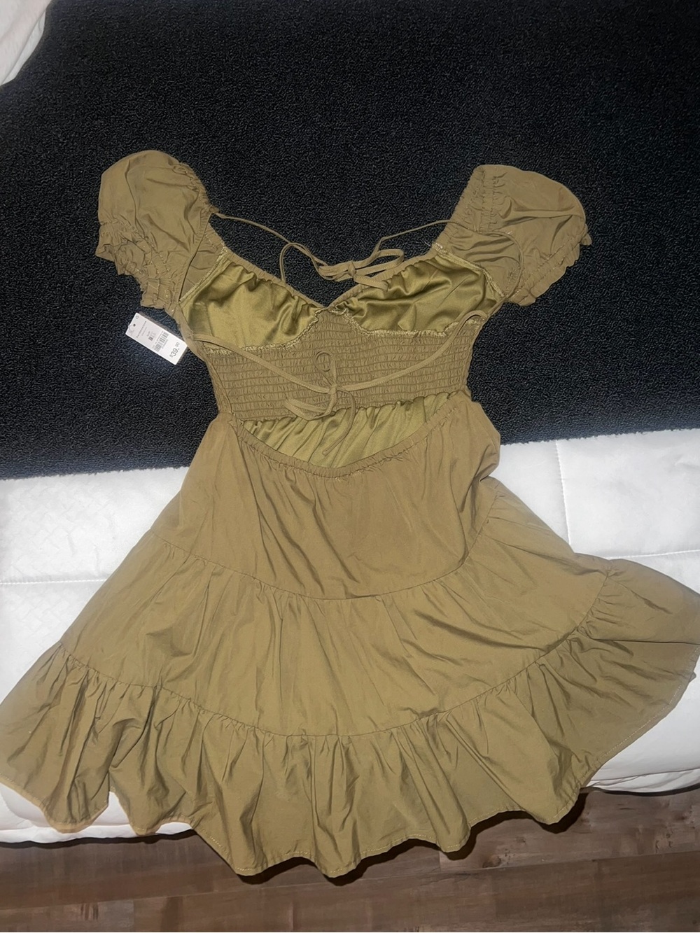 BABYDOLL BACKLESS DRESS - Picture 4 of 4